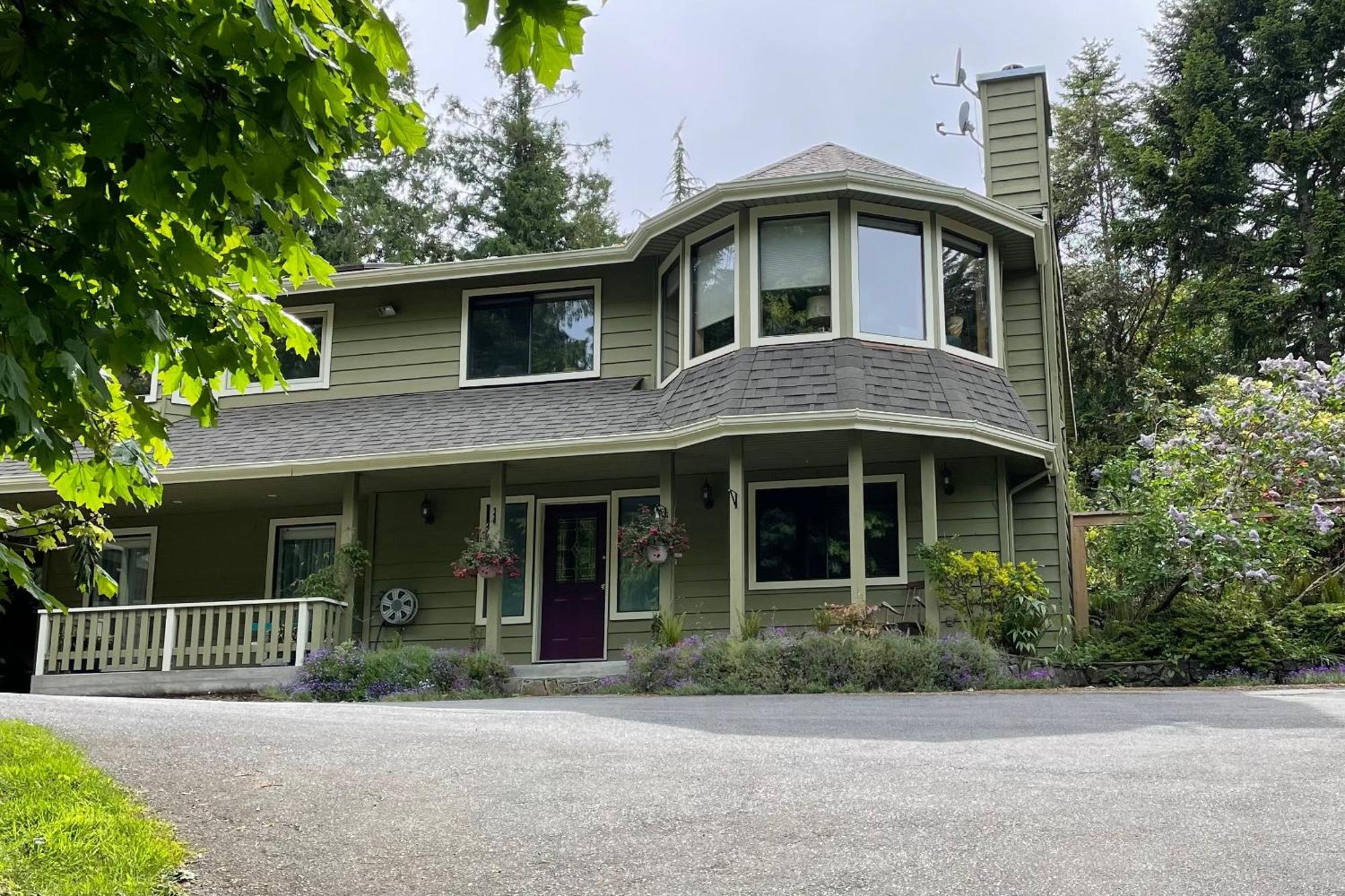 Ferienwohnung Oceanspray Hideaway North Saanich Exterior foto